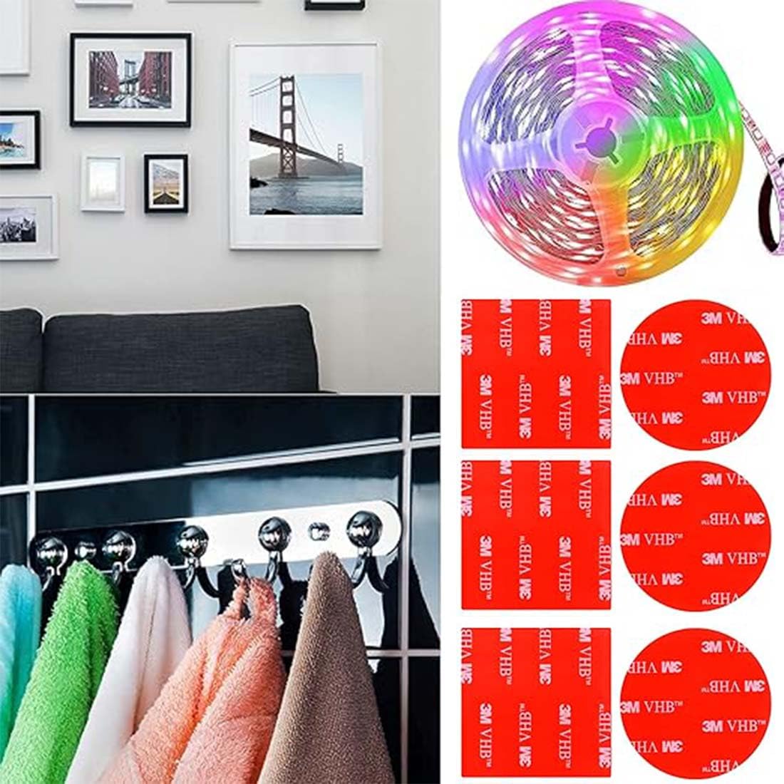 10 Pièces Double Face 3M 3M VHB 5952 14mm Autocollant Auto-adhésif Rond