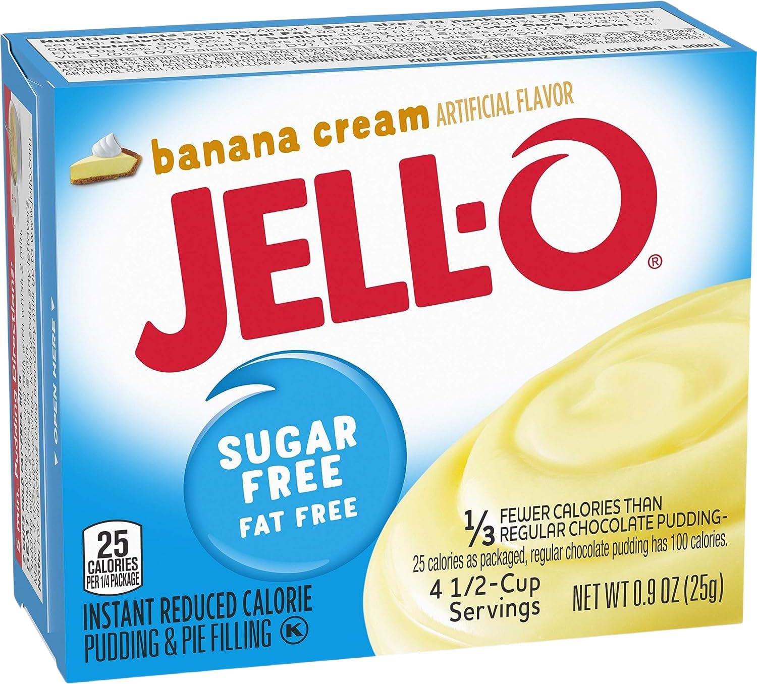 Jell-O Sugar Free Pudding Variety Pack - 9 Flavors/Boxes plus Re-order magnet by VentasBox