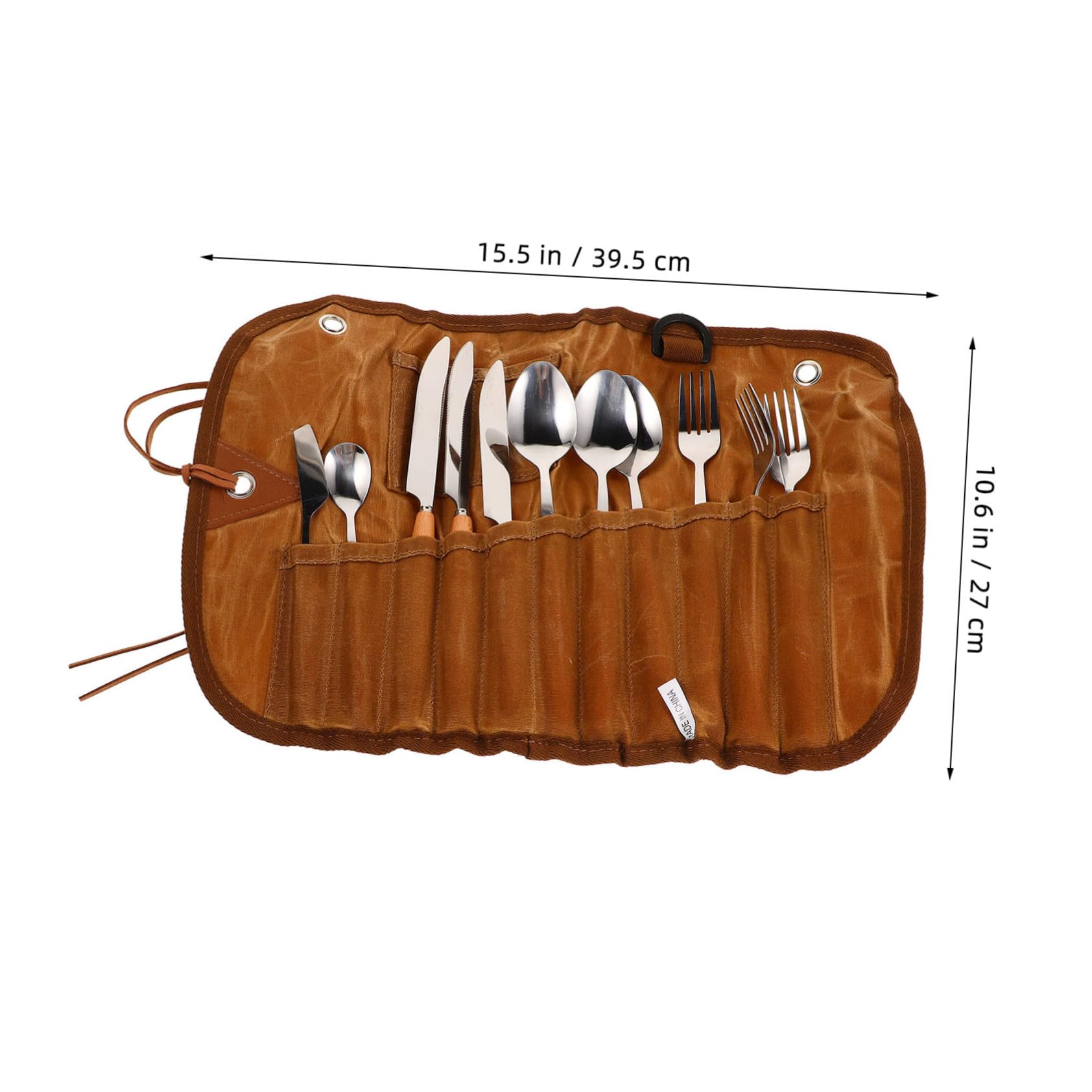 YARNOW Cubiertos Camping Kit Utensilios Portátiles Vajilla Acampada Accesorio