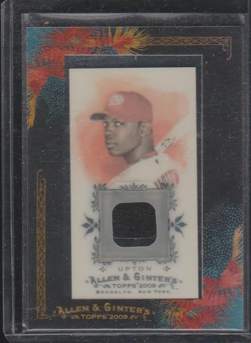 2009 Allen & Ginter's Justin Upton Diamondbacks Game Used Jersey Baseball Card #AGR-JU