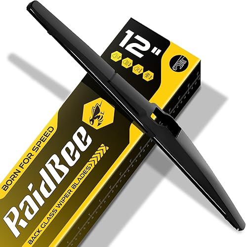 RaidBee Limpiaparabrisas trasero de 12 pulgadas, repuesto automotriz para Toyota Highlander 2001-2019 (12-A)