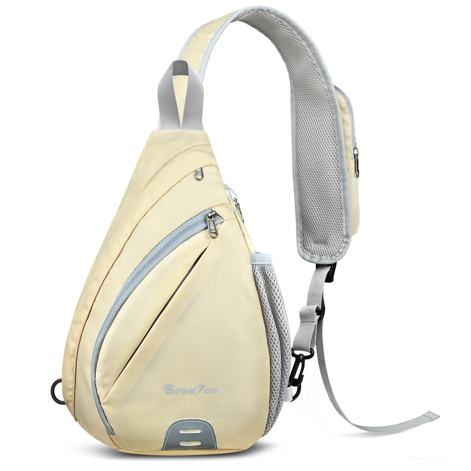 Seektop Anti-Theft Sling Bag RFID Blocking Waterproof Nylon Lightweight Mini Crossbody Backpack Shoulder Bags Cross Body for Travel Hiking Outdoor