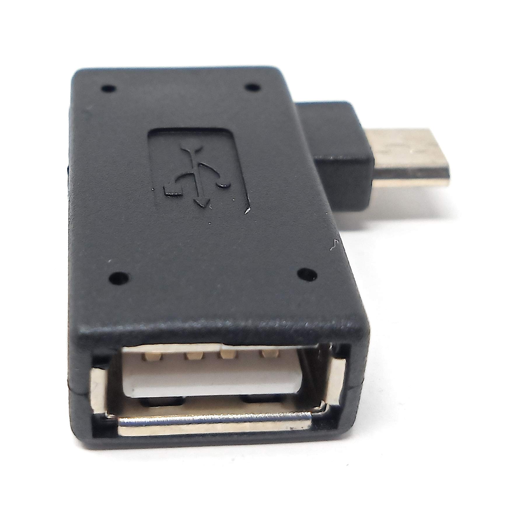 Plookyoe Adattatore OTG 4K Alimentato da Micro-USB un USB con Design Ad Angolo. Adatto per Tablet, TV(Sinistra Plookyoe Adattatore OTG 4K Alimentato da Micro-USB un USB con Design Ad Angolo. Adatto per Tablet, TV(Sinistra