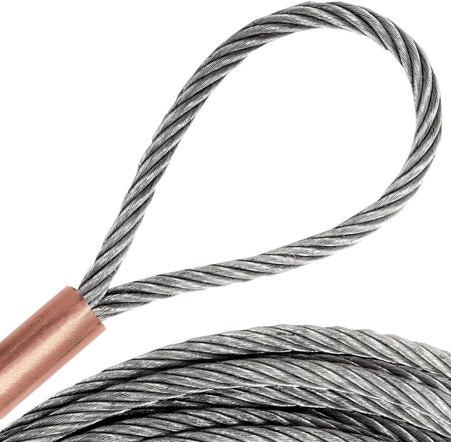 DQ-PP Câble en acier gainé avec œillets | Longueur : 6 m / 600 cm | Épaisseur : 1,6 mm / 3 mm | Couleur DQ-PP Câble en acier gainé avec œillets | Longueur : 6 m / 600 cm | Épaisseur : 1,6 mm / 3 mm | Couleur
