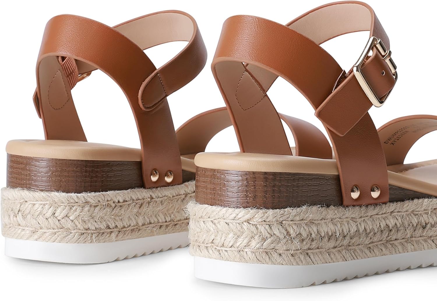 DREAM PAIRS Women's Platform Espadrilles Wedge Sandals, Comfortable Open Toe One Band Sandals for Women Dressy Casual Summer - Image 6