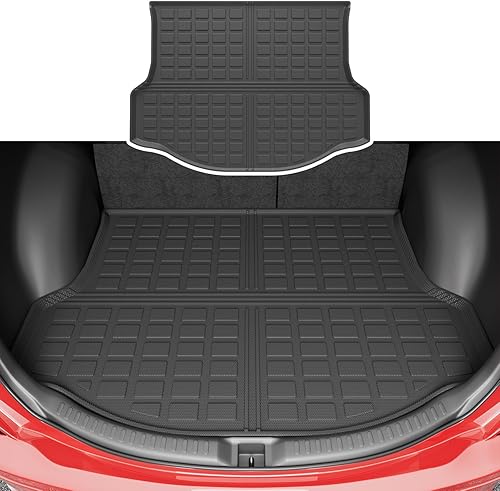 Xipoo Revestimiento de carga compatible con Toyota RAV4 2013-2018, alfombrilla de carga para automóvil, repuesto de elastómero termoplástico para