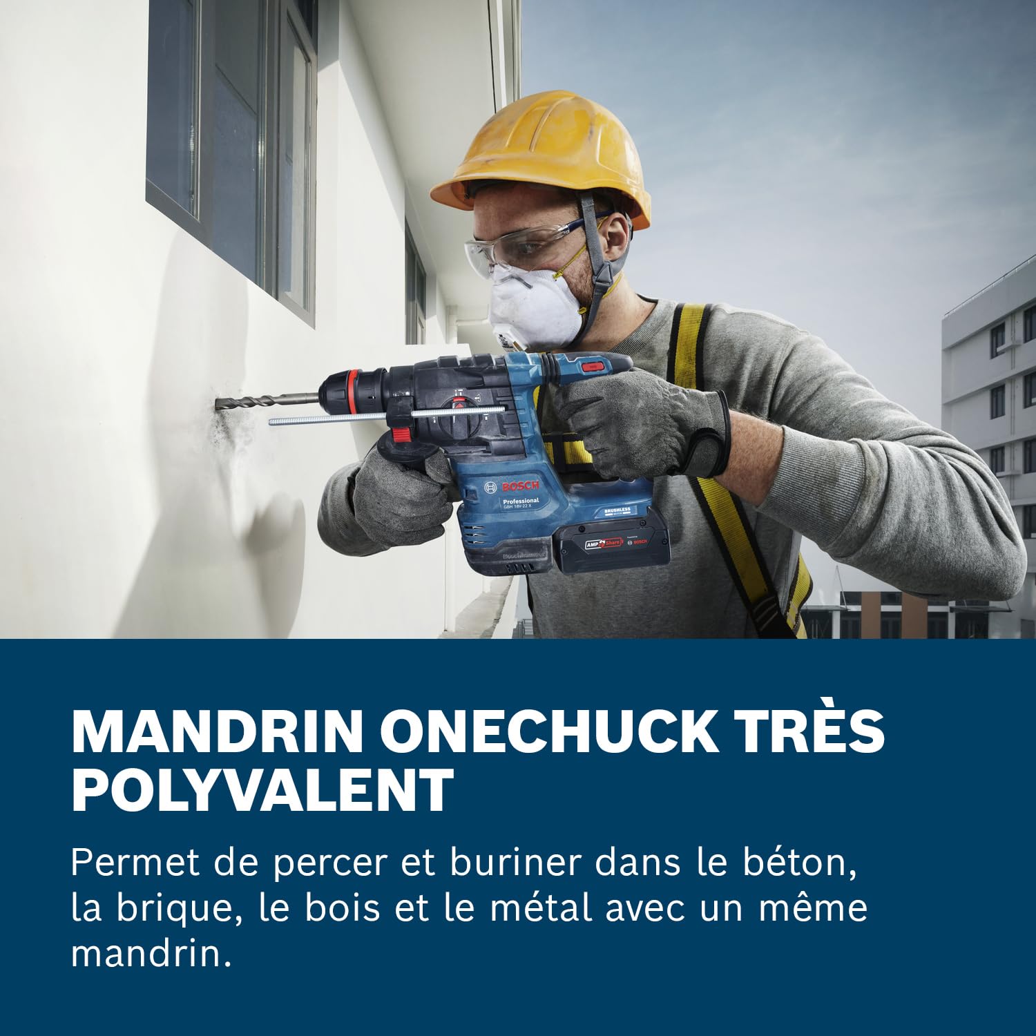 Bosch Professional 18V System perforateur sans-fil GBH 18V-22 X
