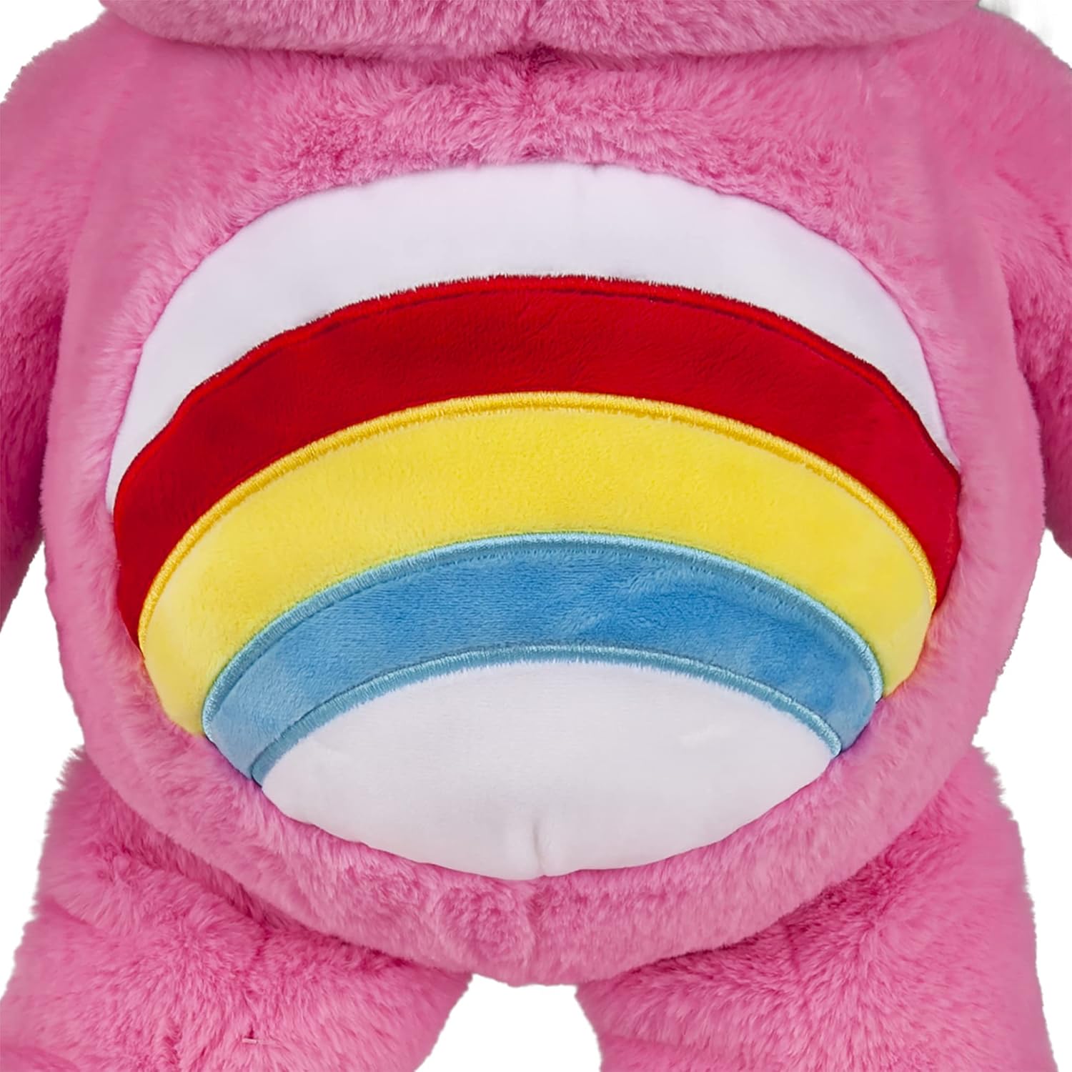 Care Bears | Cheer Bear 60cm Jumbo Plush | Collectable Cute Plush Toy, Giant Teddy Bear, Cuddly Toys for Children, Soft Toys for Girls Boys, Big Teddy Suitable for Girls and Boys 4+ | Basic Fun 22066