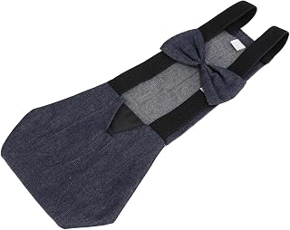 Pet Chicken Diapers, Duckling Diapers Waterproof Easy to Wear Fashionable Reusable with Inside Pocket for Goose Duck(Denim Blue, L)