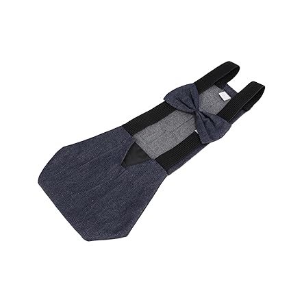 Chicken Diapers, Reusable Comfortable Fashionable Breathable Goose Clothes with Inside Pocket for Hen Chicken(Denim Blue, M)