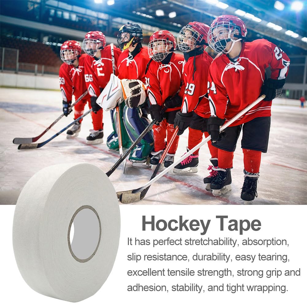 Nastro Per Hockey Karells - Antiscivolo E Assorbente 25mx25mm - Bianco Per Stecche Da Hockey