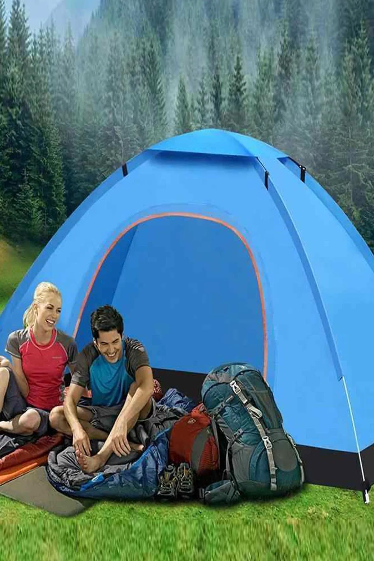 8 Kişilik Manuel Kolay Kurulum Kamp Çadırı Su Geçirmez 220 *…