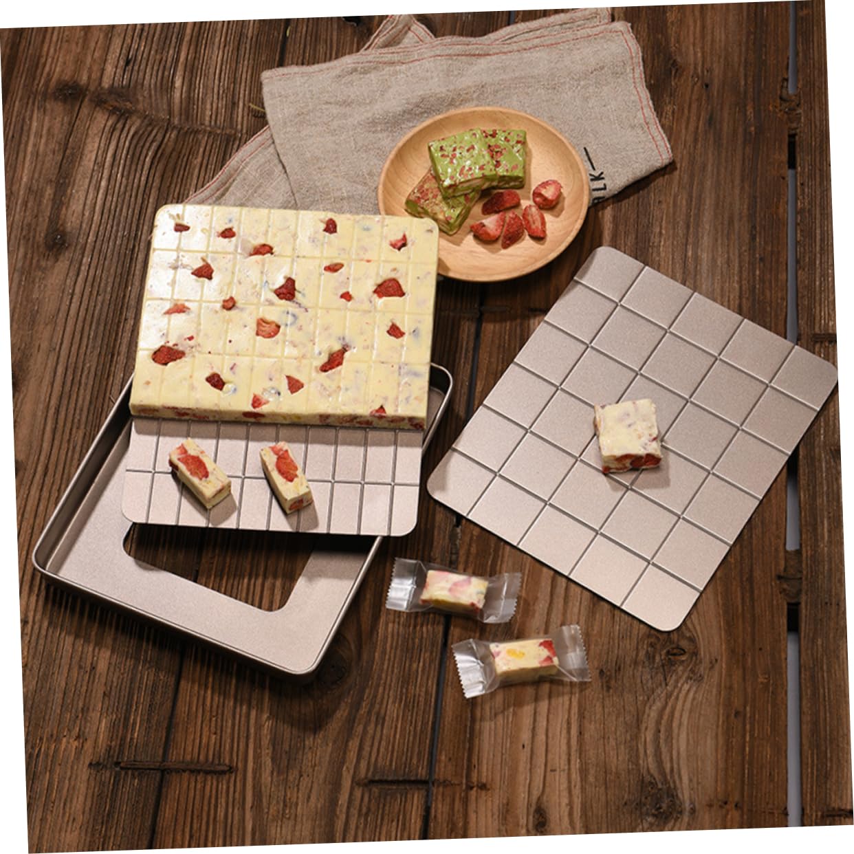 MAGICLULU Mikrowellen-crisper-pfanne Gebäck-backzubehör Schneeflocken-crisperform Crisp-form Diy-crisperform Nougat-gebäckwerkzeuge Gebäck-backform Backwerkzeug Reusable Nougat Form