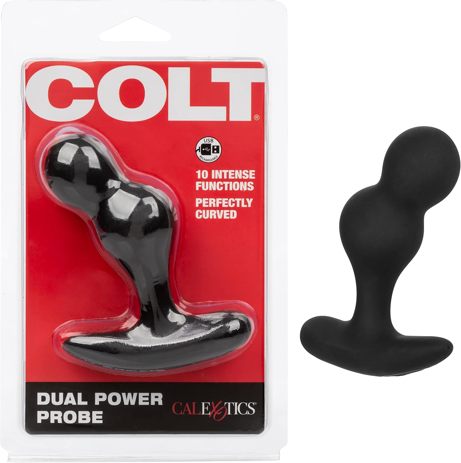 CalExotics COLT Dual Power Probe Anal Butt Plug Vibrator - SE-6850-35-2