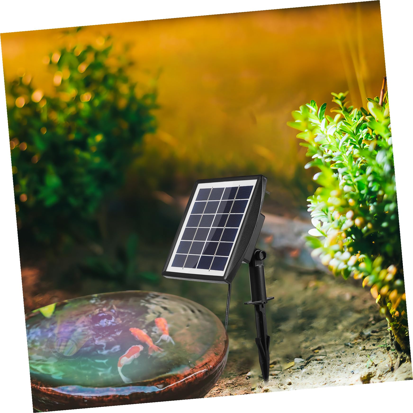 Solarbetriebene Unterwasser LED Leuchten mit 3 Farbigen Leds für Teiche