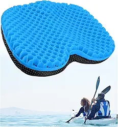 MMOBIEL Almofada antiderrapante para assento de caiaque à prova d'água em gel para caiaque – Portátil para caiaque, barco, canoa, remo etc. – Alívio de pressão e almofada de assento confortável –