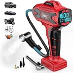 DIYtoolifz Tire Inflator Air Compressor Cordless, 160PSI Portable Handheld Air Pump with Digital Pressure Gauge, Fast Inflation for Cars, Motorcycles, Bikes (Tool Only)