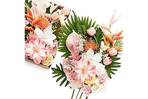 DIY Bridal Bouquet of Pink Orchid Artificial Flowers