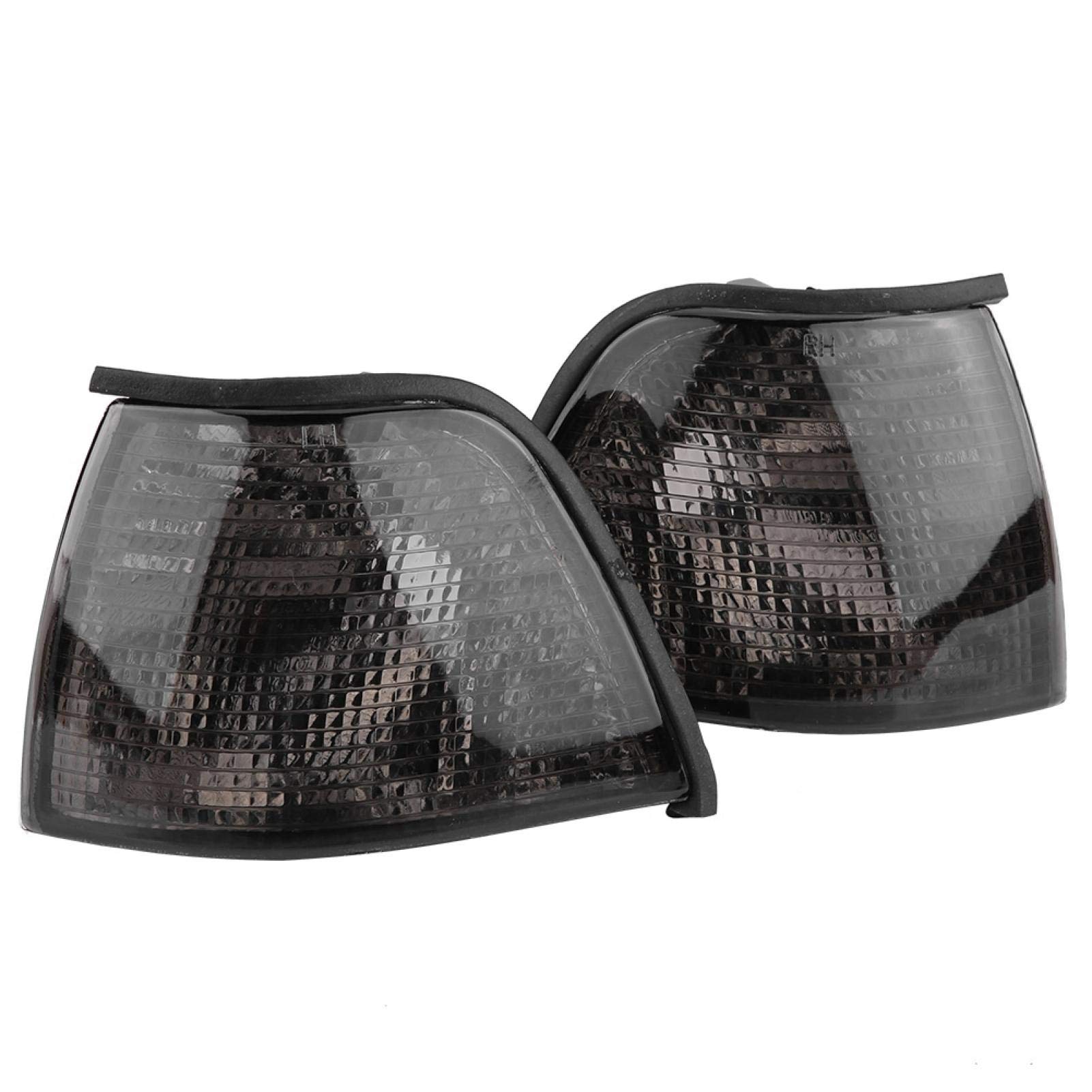 Yctze para faros para e36 compact intermitentes e36 e36 sedan lights Par de cubiertas para luces de esquina para Serie 3 318i 325i E36 4DR Sedan & Wagon 92-98 Cubierta de luz de esquina Cubierta