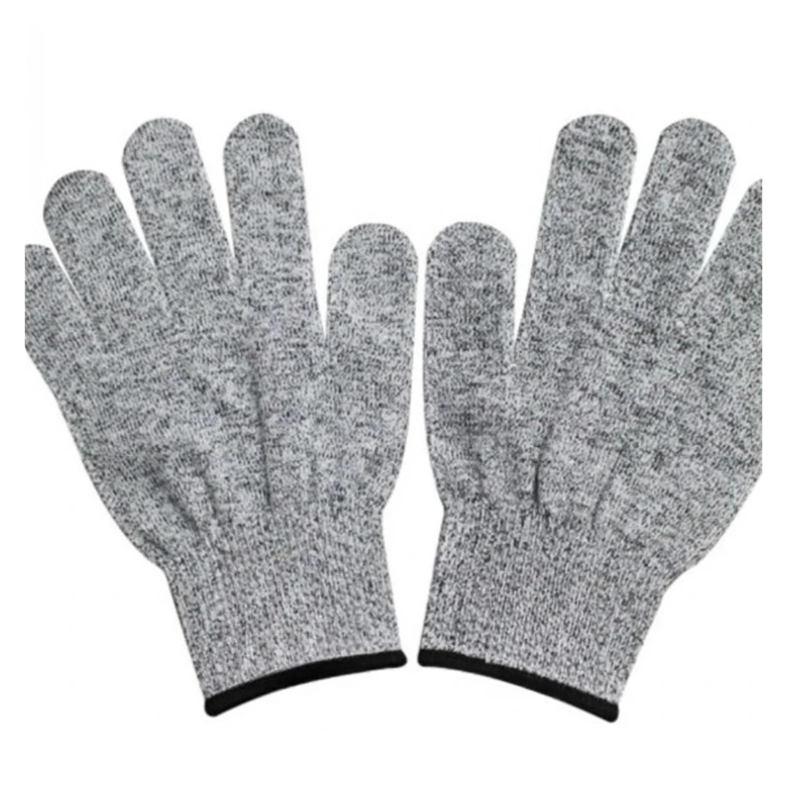 1 Paar schnittfeste Sicherheitshandschuhe – Vielseitig einsetzbarer Kratzschutz for Industrie, Gartenarbeit und verarbeitung,Hohe Flexibilität(L-24cm)