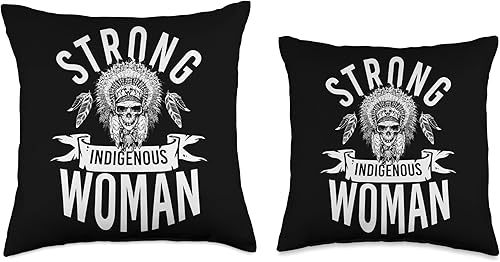 Miniatura 3 de Pride Nativ American Indigenous Fearless Strong Indigenous Woman - Almohada de almohada nativa americana, 16 x 16 pulgadas, multicolor
