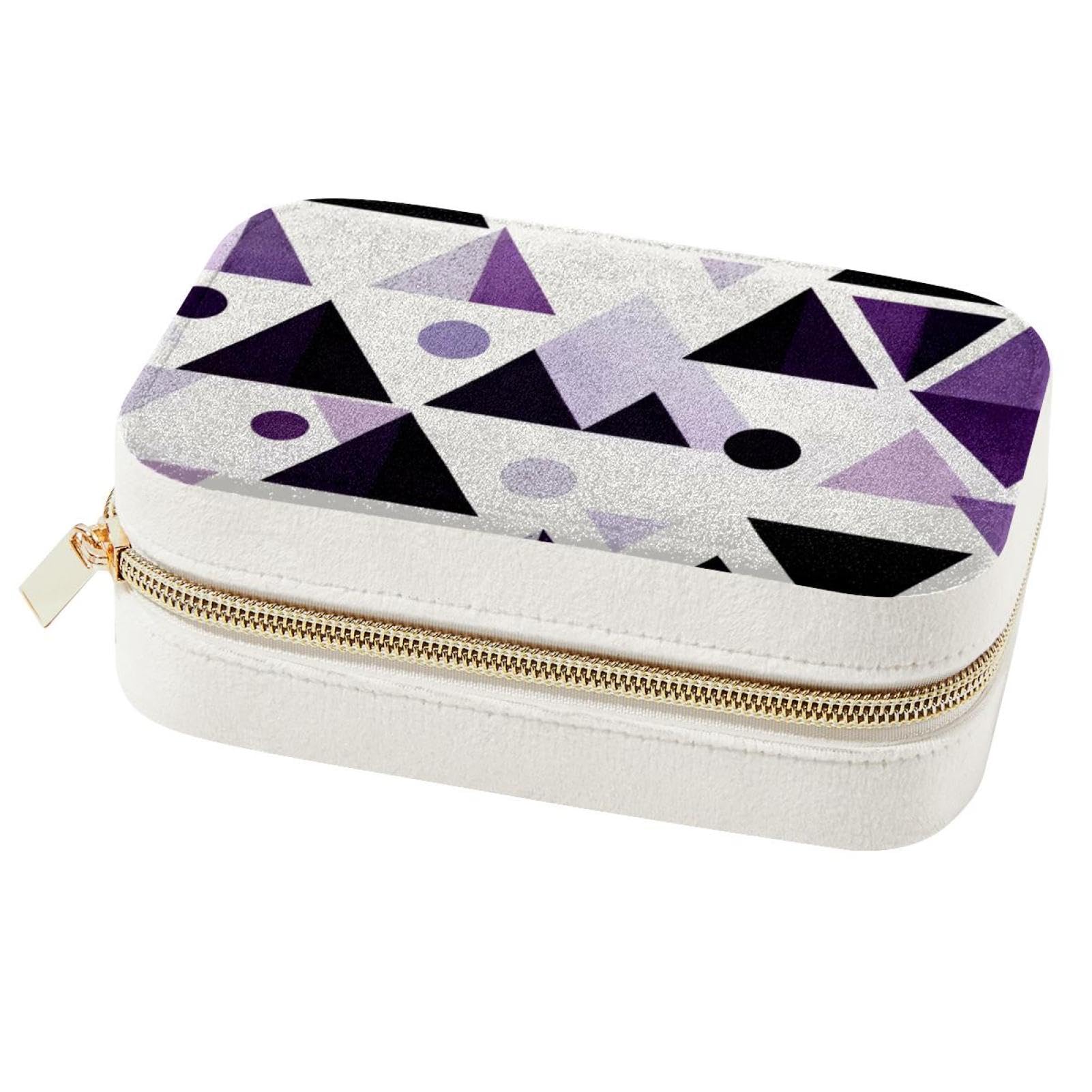 Boîte à bijoux pour femmes et filles, cadeau idéal en violet