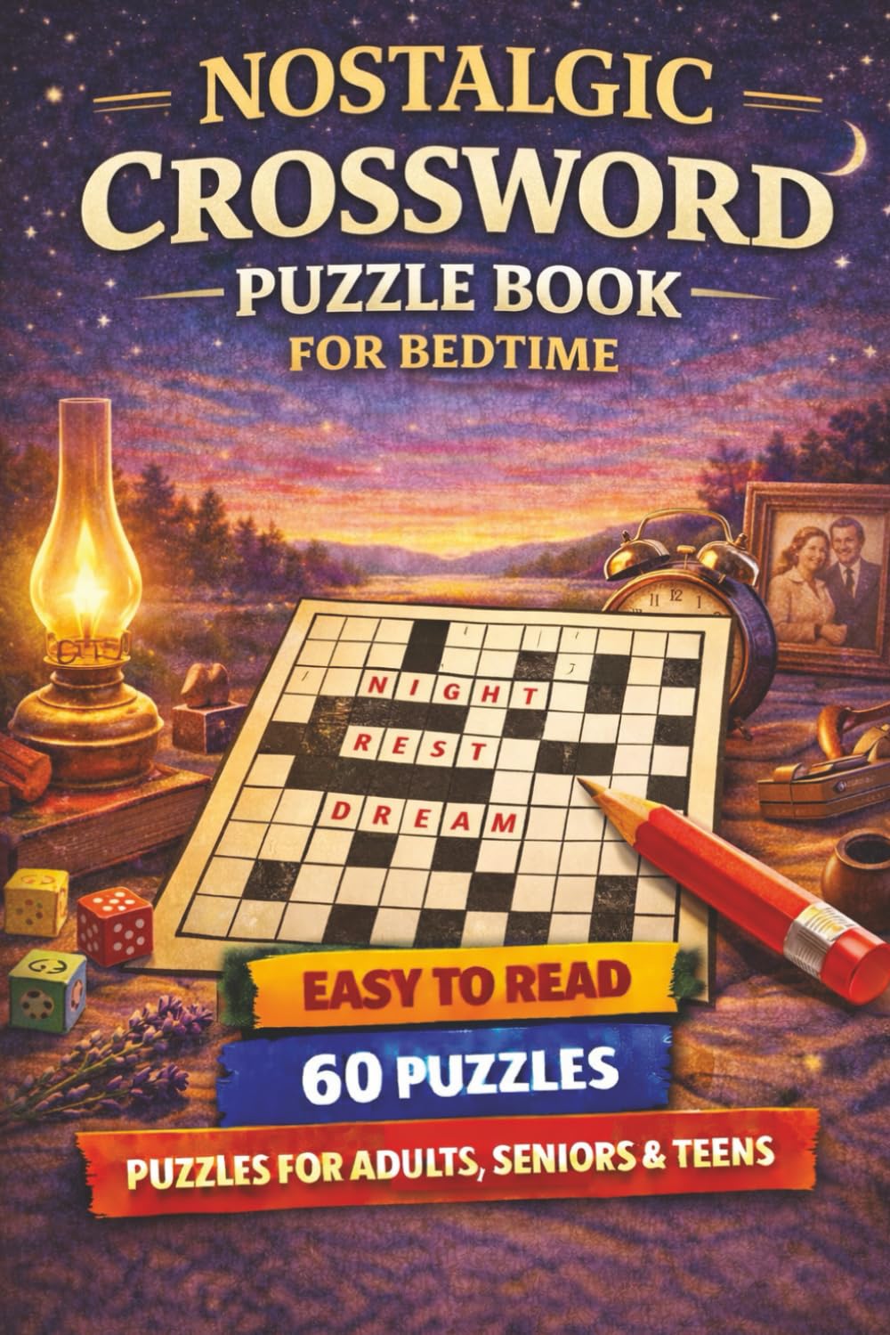 Nostalgic Crossword Puzzle Book For Bed Time: Nostalgic Puzzles with Easy to Read Print about Basketball | 6x9 inches, 120 pages | 60 Puzzles Gift for ... Puzzles for Adults, Seniors, Teens