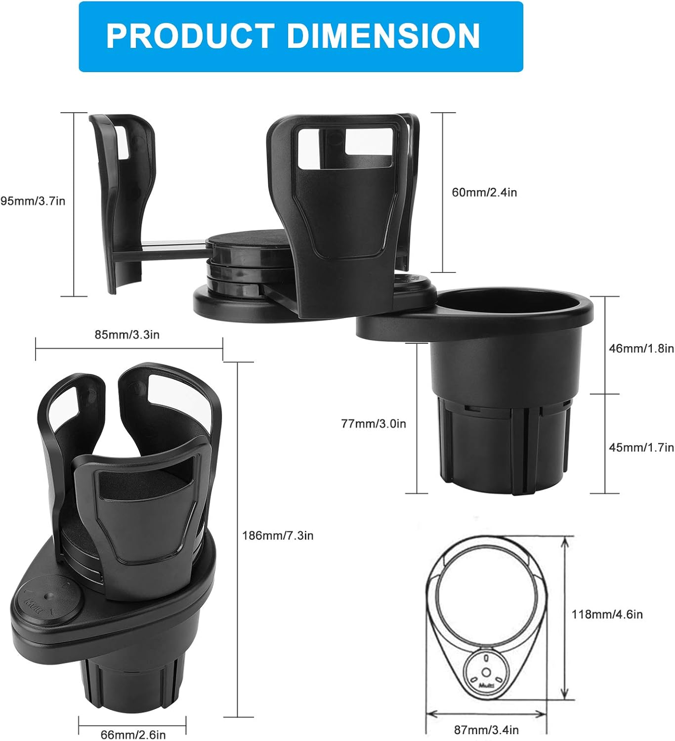 Expander Universal Organizer Adjustable 17oz 20oz Image