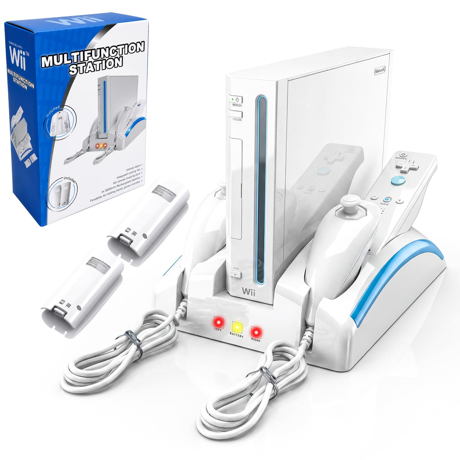 Wii 豪華セット Amazon.com: ohhnac Wii Console Game Organizer Station,Wii Remote