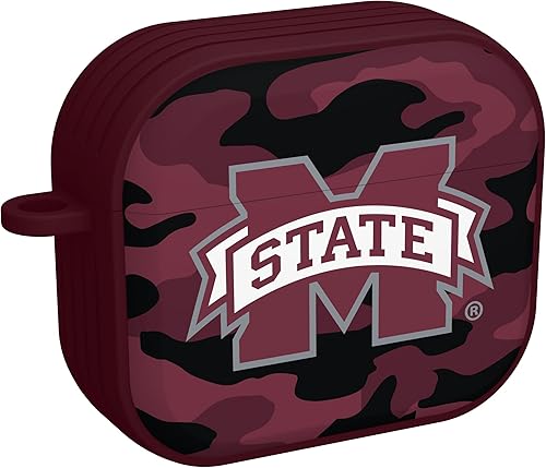 Miniatura 3 de AFFINITY BANDS Mississippi State Bulldogs Camo HDX - Funda compatible con Apple AirPods Generación 3
