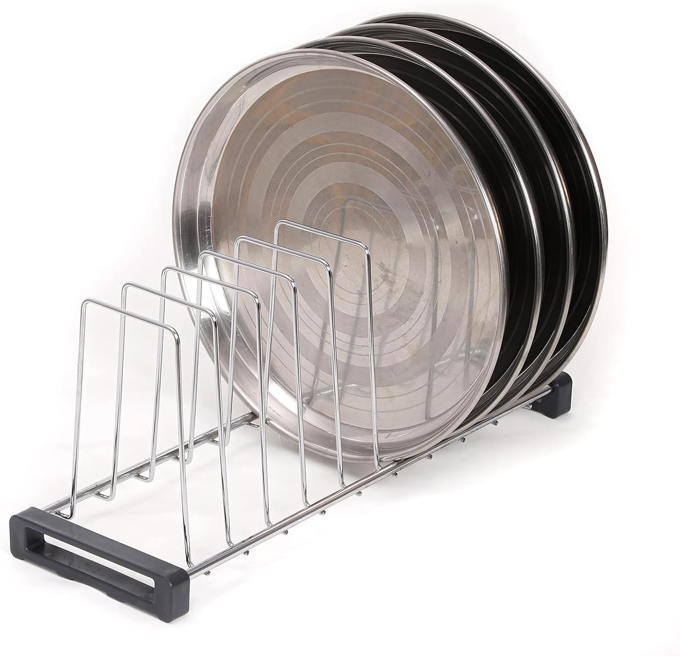 Amazon.com: Chrome Finished 100% Stainless Steel Heavy THALI Rack/Plate ...
