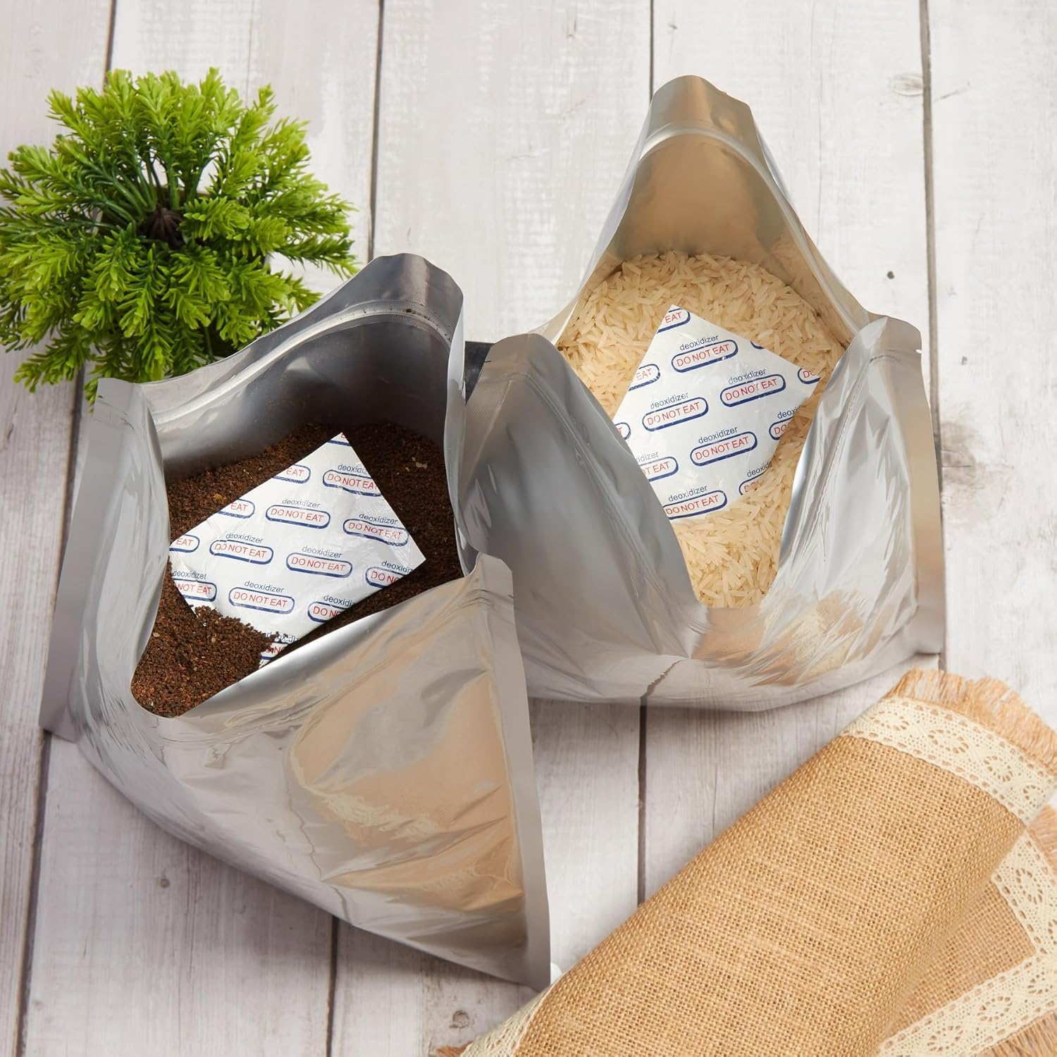 Amazon.co.jp: DIFEIUKI 米袋 10kg 8枚入 ジッパー付き お米保存袋