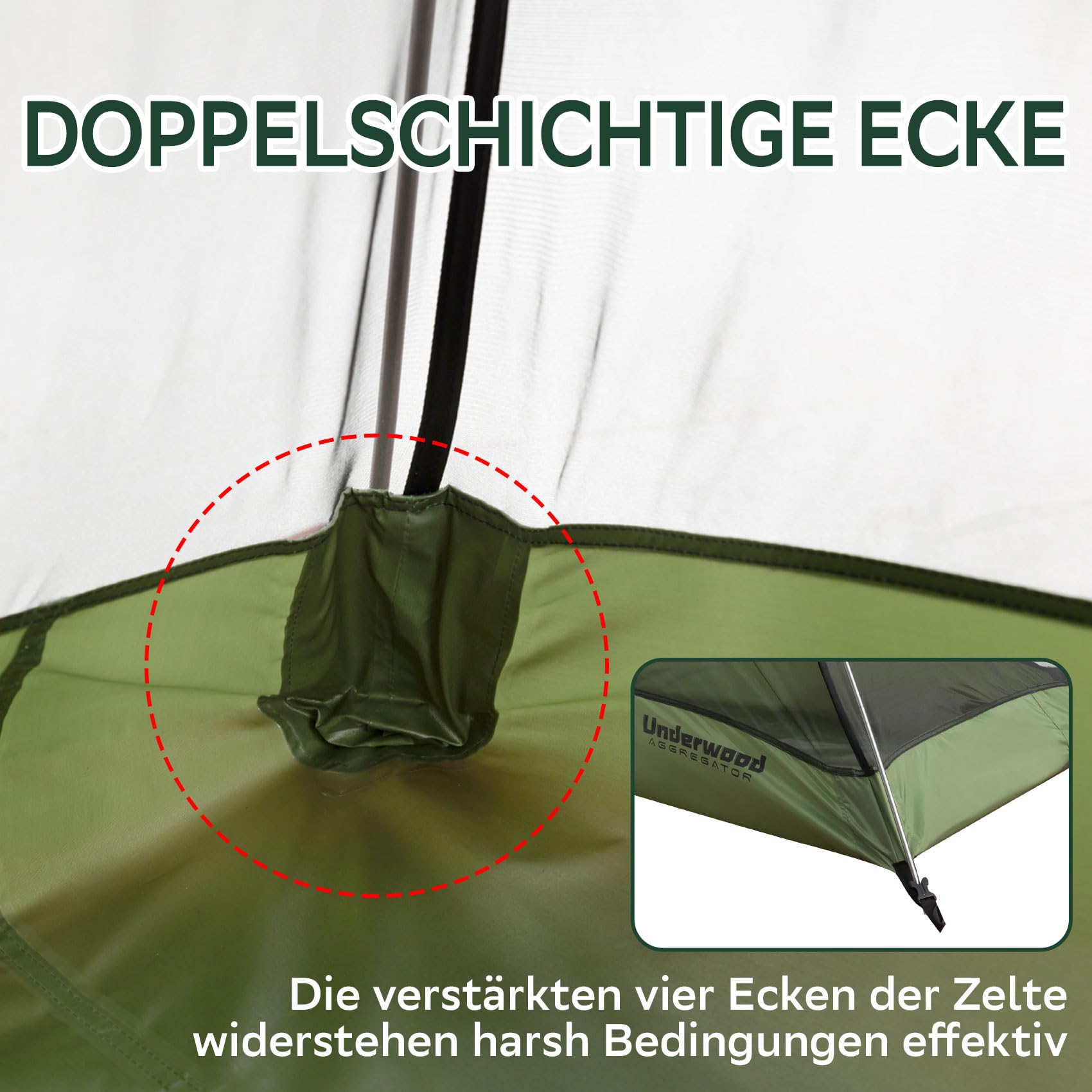 Tent 1Persone 1/2 Mann Zelt fürs Wandern - EIN leichtes,wasserdichtes EIN Mann Zelt fürs Camping,einfach aufzubauenes kompaktes 1/2-Personen-Kuppelzelt, 3 Saisonen EIN Mann Zelt