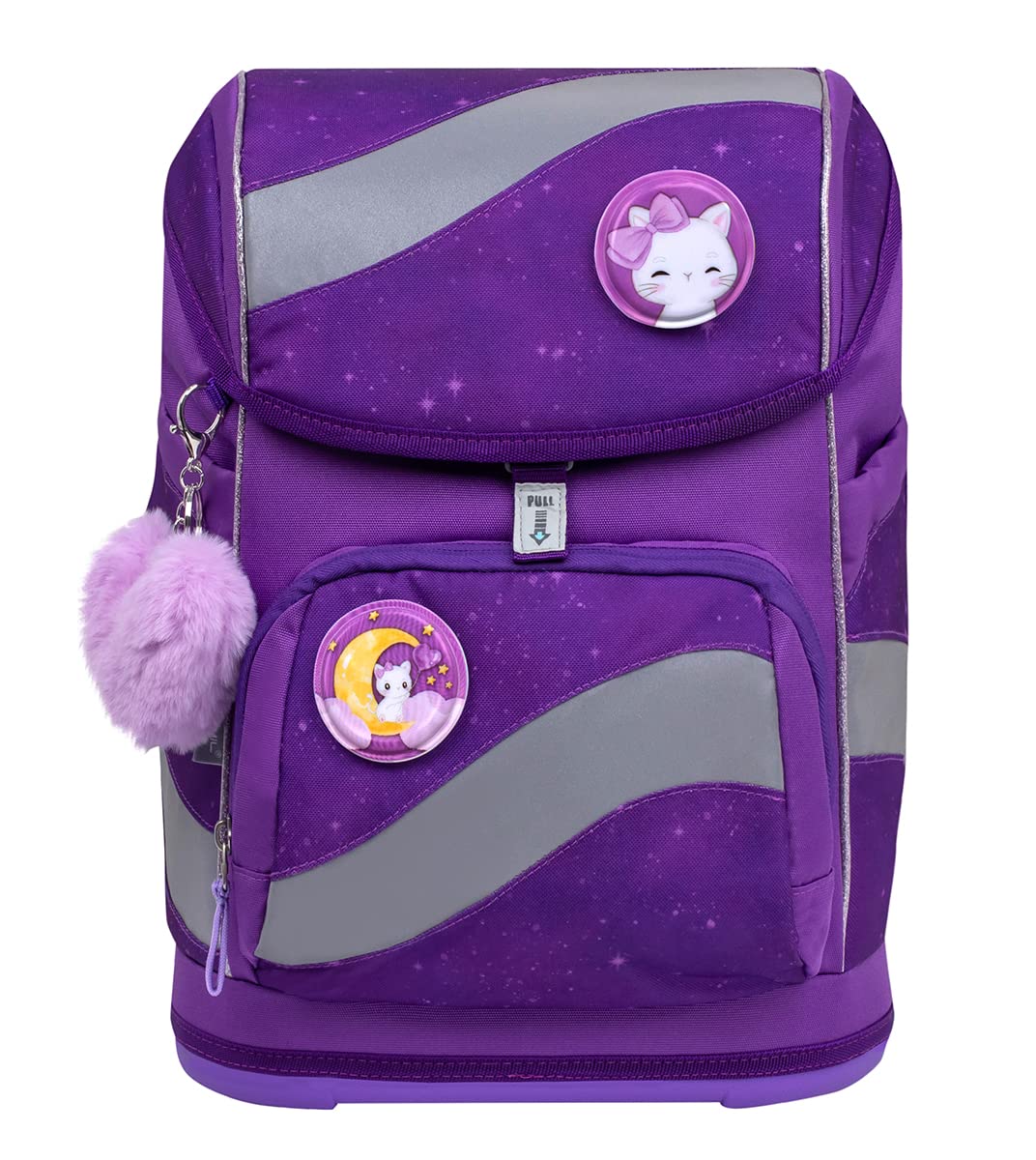Belmil 405-51 Schulranzen Set 4 - teilig (Purple Sky)