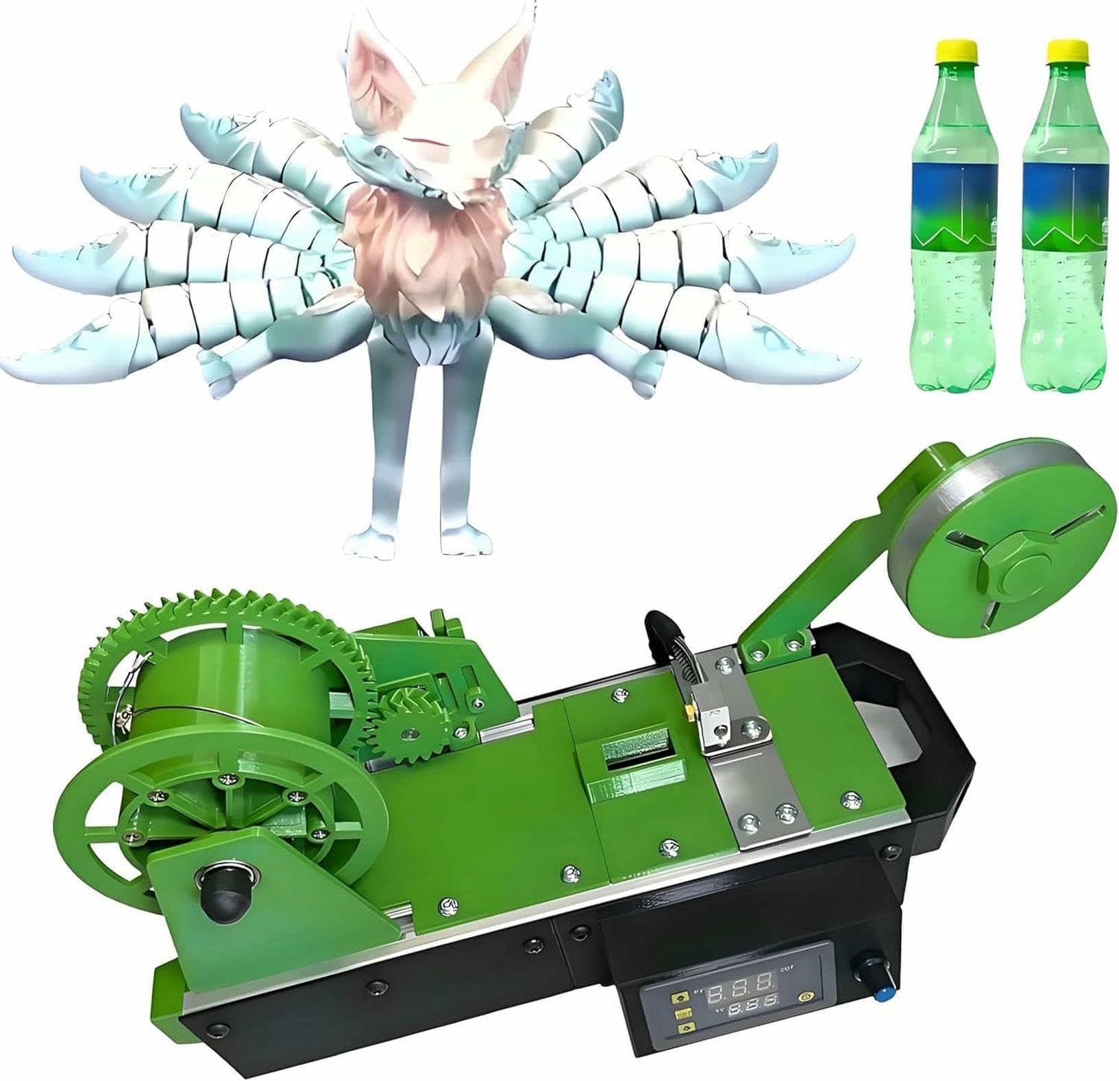 Ekstruder do drukarek 3D, maszyna do produkcji filamentów na biurko, pultrudowany filament do butelek plastikowych, recykling butelek PET z recyklingu dla rodzin, majsterkowiczów,