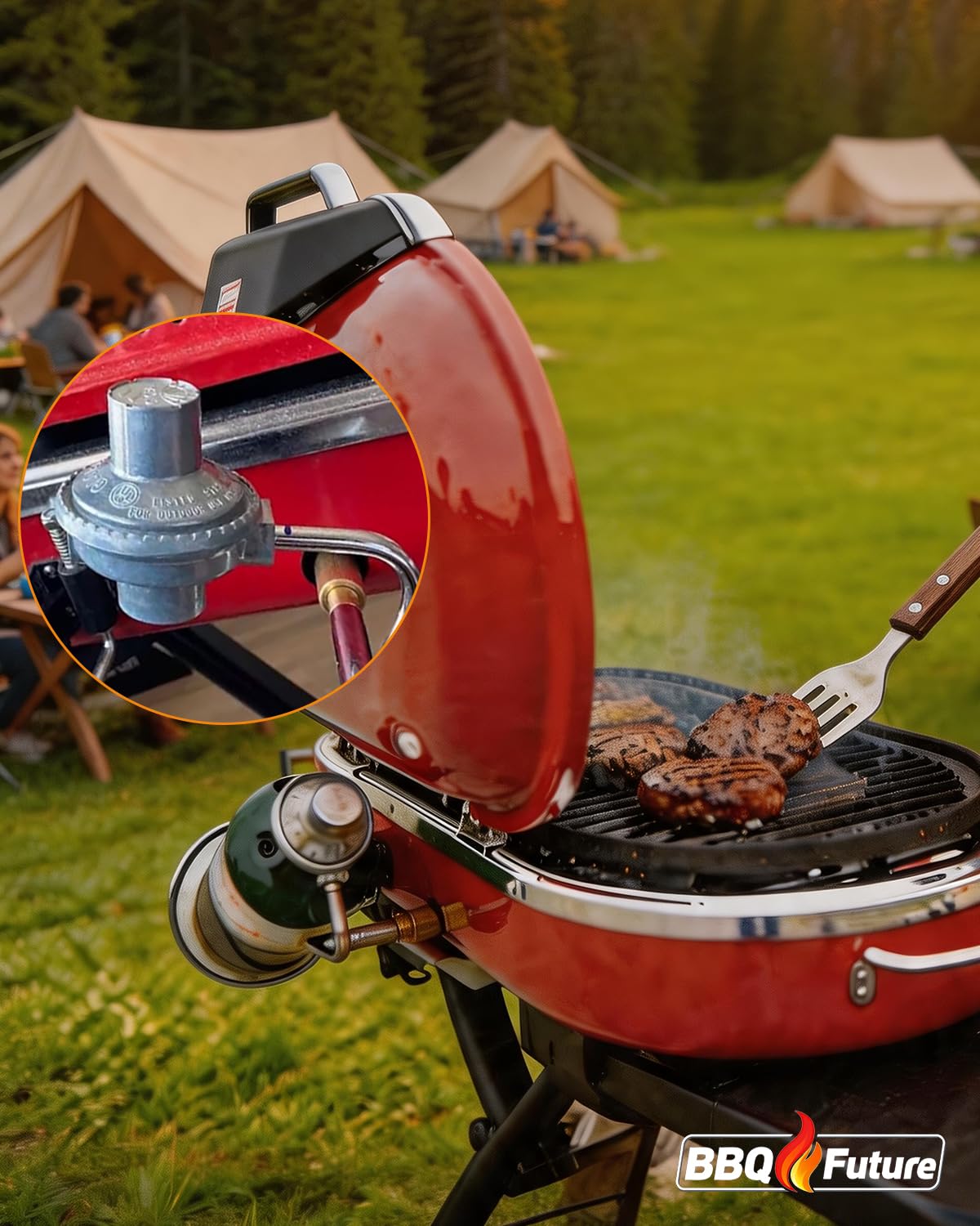 BBQ Future Grill Regulator Replacement for Coleman Roadtrip Grills