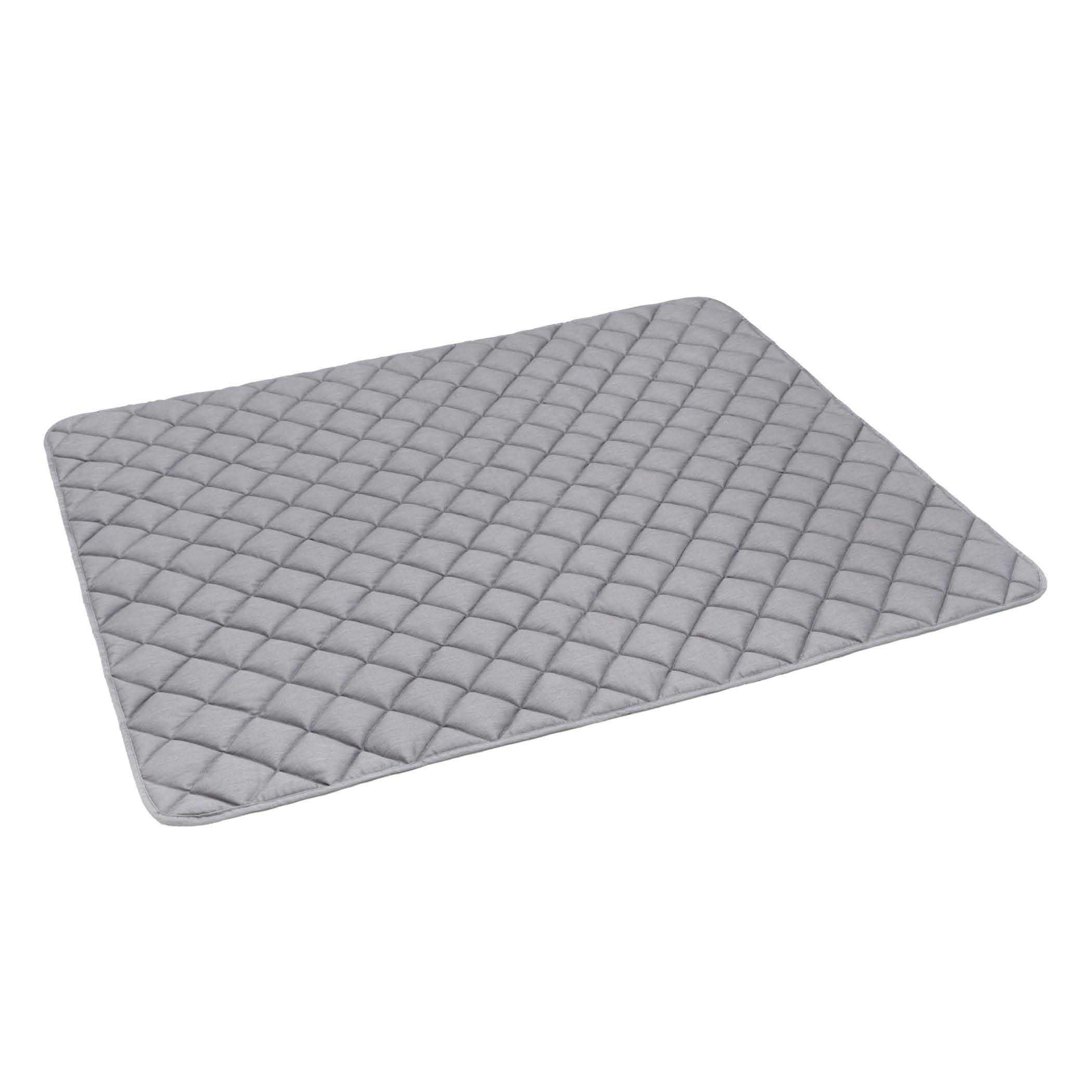 Doctor Bark Manta para perros de forro polar, reversible, mullida, robusta y mullida, para perros muy grandes, lavable hasta 95 °C (azul cielo/gris claro, XXL – 140 x 110 cm)