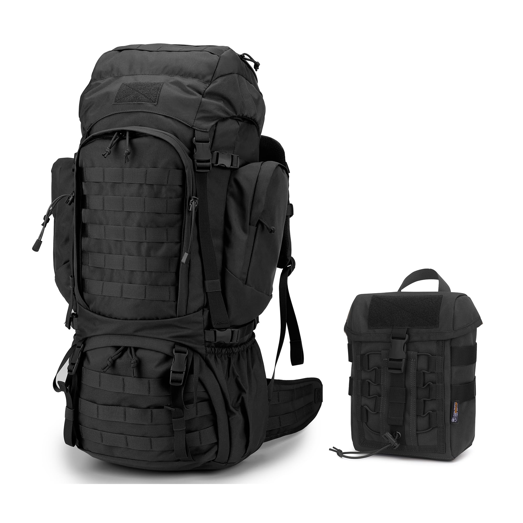 Mardingtop60L Hiking Backpack+ Molle Tactical Utility Pouch