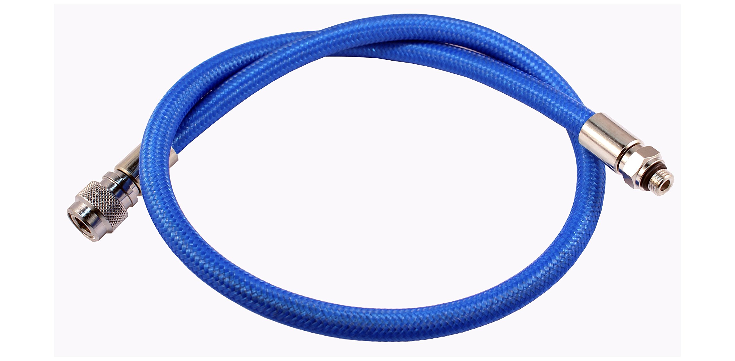 METALSUB BCD INFLATOR BLUE HOSE, BRAIDED - (30" (76 cm))
