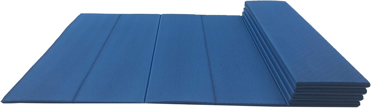 Original Foldable Yoga Mat | Multi-Use 3-in-1 | Works as a Mat, Bolster, Seat Cushion and More | Made from Eco-Friendly Material | Both Surfaces Non-Slip