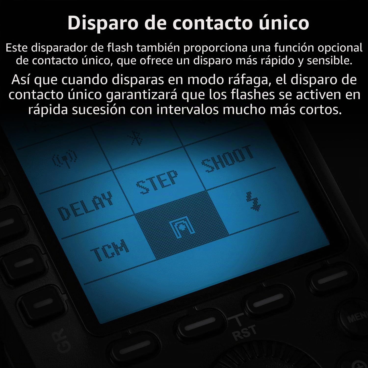 Godox XProII XProII-S - Disparador de Flash inalámbrico para cámara Sony, transmisor de Flash inalámbrico 2.4G HSS 1/8000S, conexión Bluetooth, función de transformación TCM, Pantalla LCD Grande