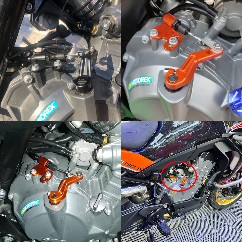 Leva frizione per moto One Finger Compatibile con Duke 790 Adventure R 890 CFMOTO 800MT 800NK (nero)