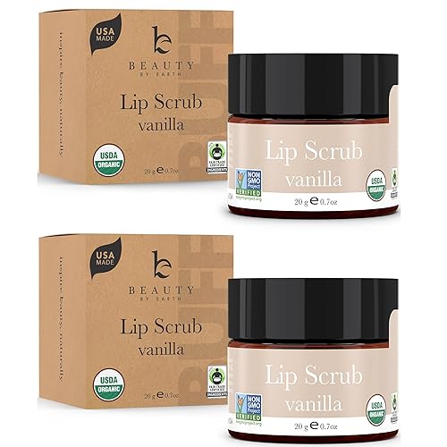 Exfoliante de labios de vainilla