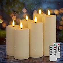 Kimjo Flickering Candles with Remote Control