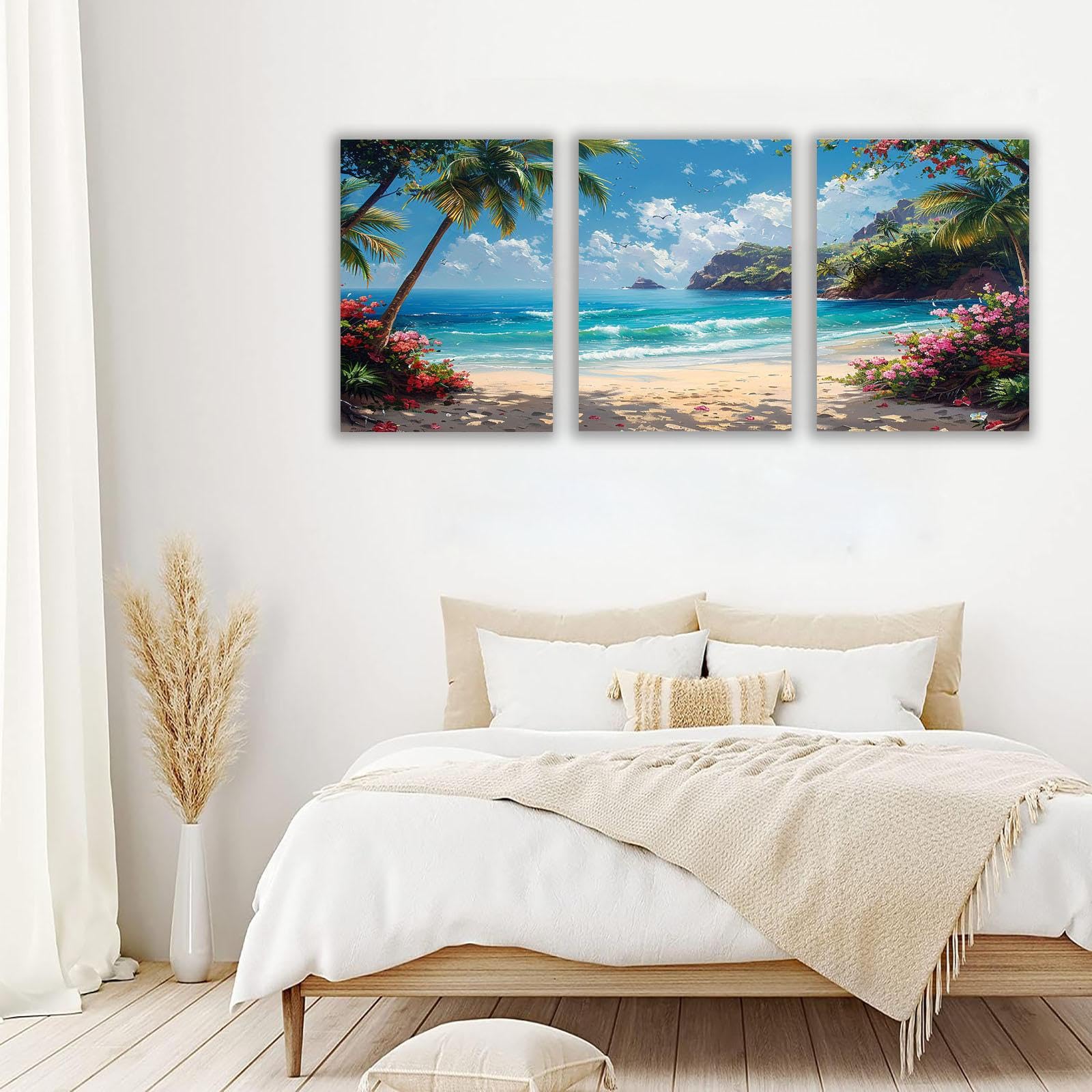 ビーチシーン アートパネル