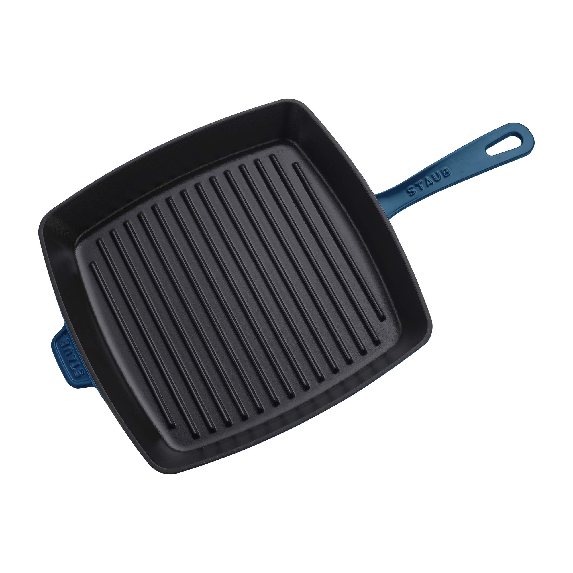 Amazon | Staub 鋳鉄 12インチ 正方形 グリルパン & プレスセット