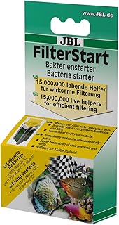 JBL FilterStart 25182, Bakterien zur Aktivierung von neuen und gereinigten Filtern für Süß- und Meereswasser Aquarien, Tro...