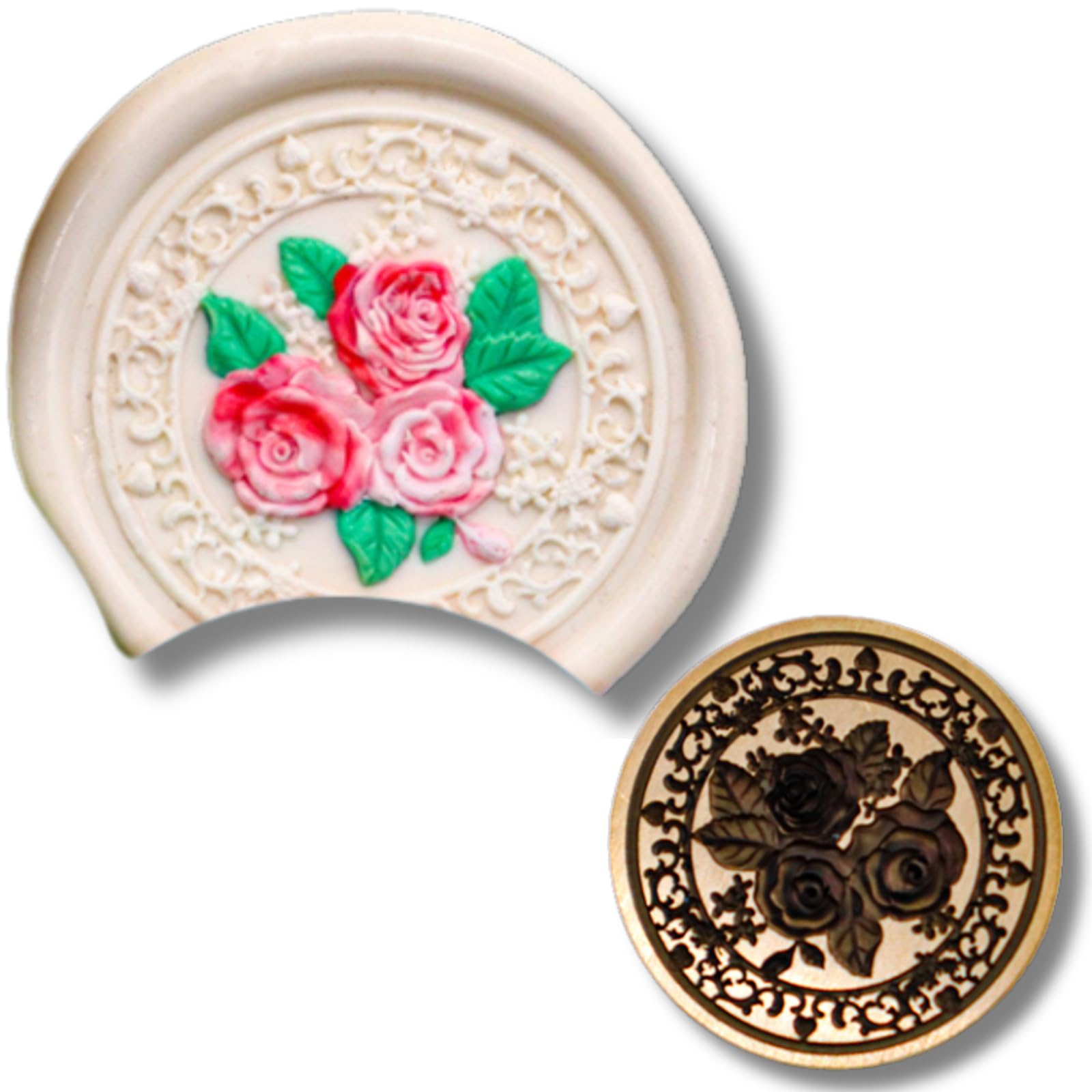 Amazon | 【バラ 薔薇 】シーリングスタンプ ヘッド シーリング
