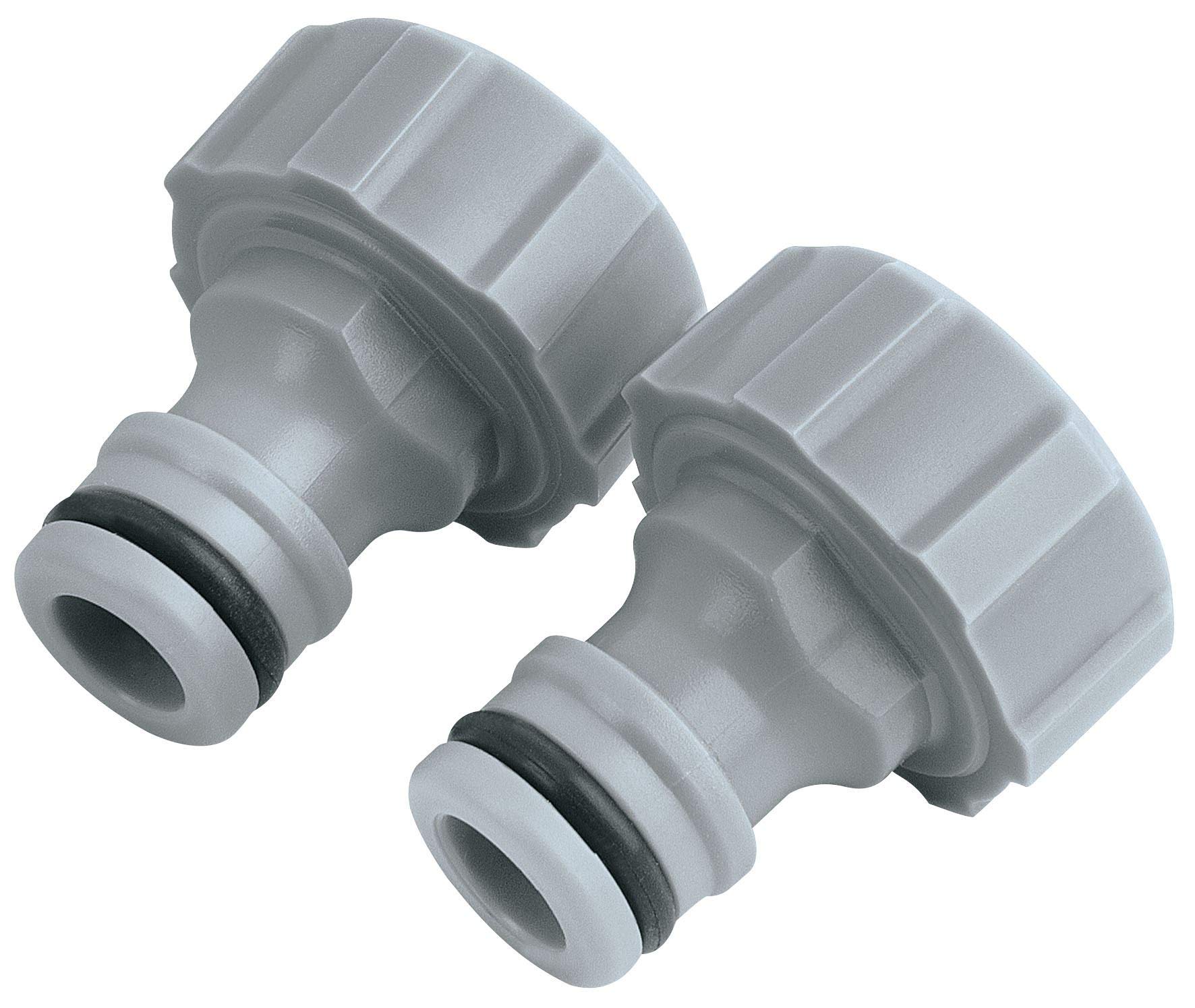 UKB4C Garden Hose 3/4" BSP TAP CONNECTORS 2 PACK — image 1
