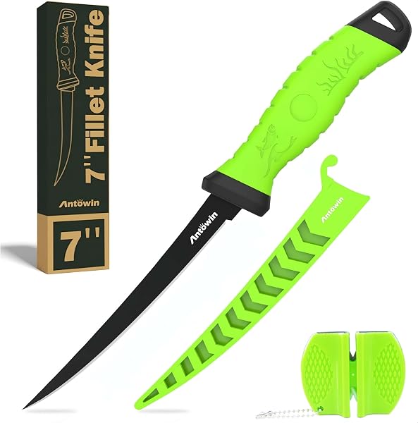 ANTOWIN 3-in-1 7" Fillet Knife: Durability Meets Precision for Serious Anglers